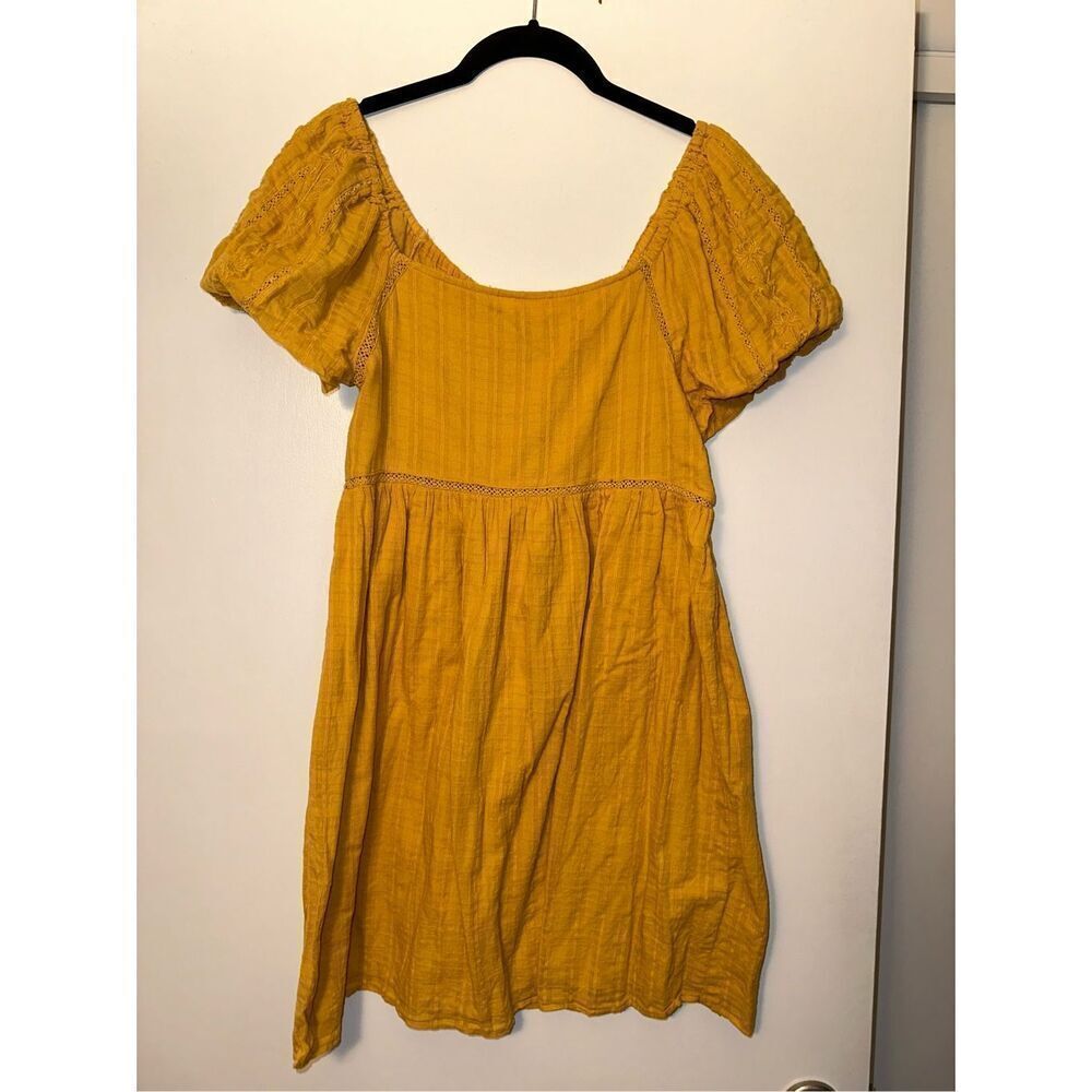 American Eagle Women’s Gold Yellow Boho Sundress Small NWOT